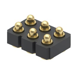 1 pcs : 813-22-006-30-000101 - CONN SPRING PISTON 6POS SMD