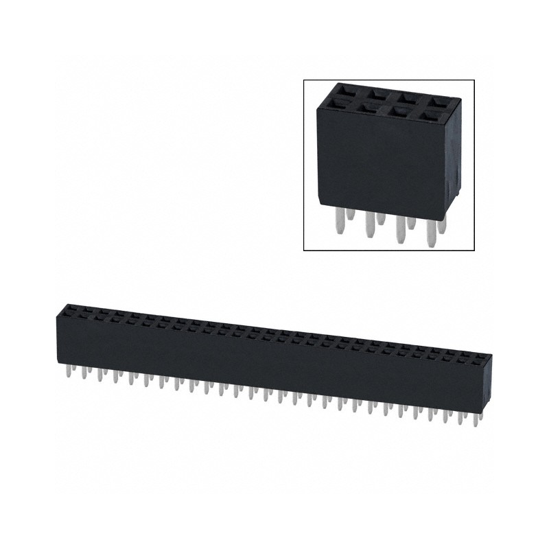 1 pcs : PPTC282LFBN-RC - CONN HDR 56POS 0.1 TIN PCB