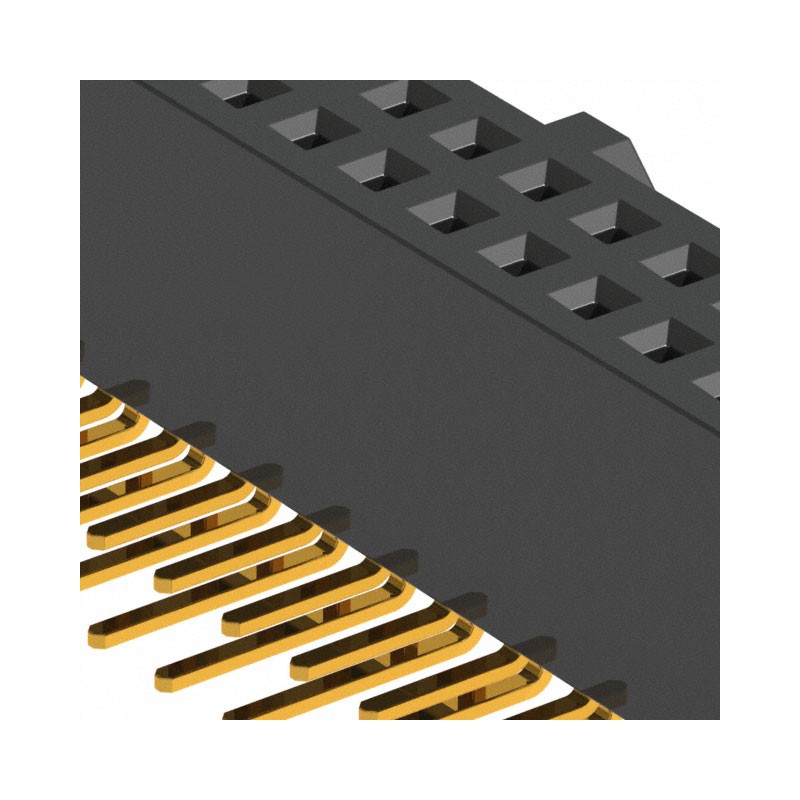 1 pcs : SFH11-PBPC-D25-RA-BK - CONN HDR 50POS 0.1 GOLD PCB R/A