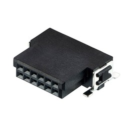 1 pcs : M55-6101242R - CONN RCPT 12P 0.05 GOLD SMD R/A