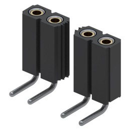 1 pcs : 801-43-010-20-001000 - CONN RCPT 10POS 0.1 GOLD PCB R/A