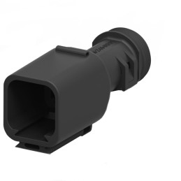 1 pcs : 1011-241-0605 - BKSHL, 6P, BLK, REC, ST, NW8.5/1