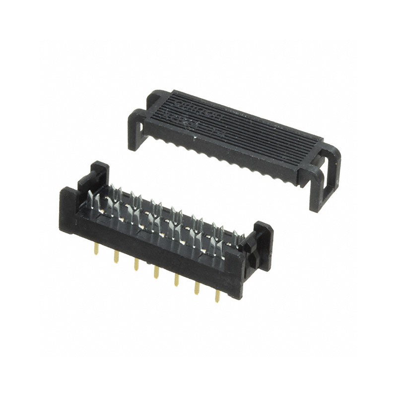 1 pcs : XG2A-1401 - CONN DIP HDR IDC 14P 28AWG VERT