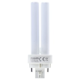 1 pcs - G24q-1 Quad Tube Shape CFL Bulb, 10 W, 4000K, Cool White Colour Tone