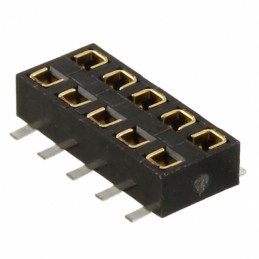 1 pcs : M22-6360542 - CONN RCPT 10POS 0.079 GOLD SMD