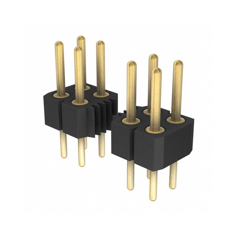 1 pcs : 802-10-014-10-001101 - CONN HEADER VERT 14POS 2.54MM