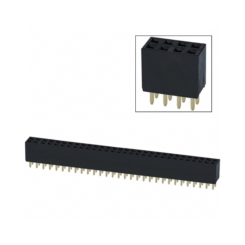 1 pcs : PPPC302LFBN-RC - CONN HDR 60POS 0.1 GOLD PCB