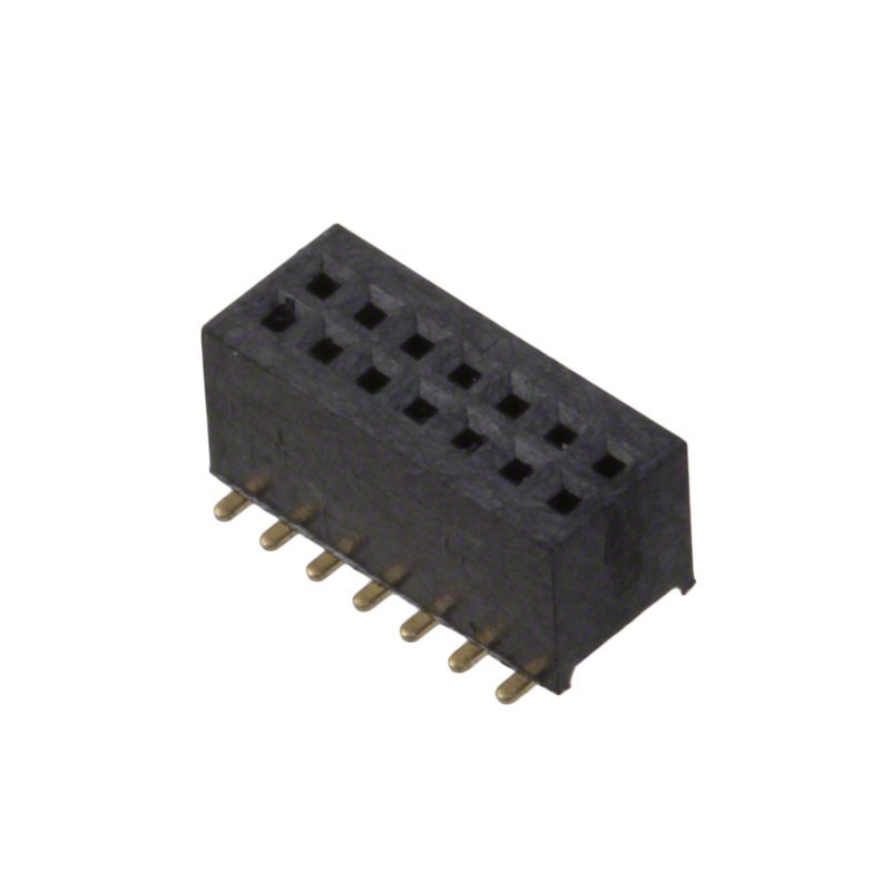 1 pcs : SFM315-LPGE-D07-SP-BK - CONN HDR 14POS 0.039 GOLD SMD