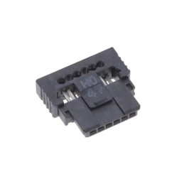 1 pcs : 224395-E - 6-PIN, FEMALE,IDC2426FRICTIONR/A