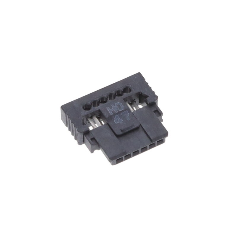 1 pcs : 224395-E - 6-PIN, FEMALE,IDC2426FRICTIONR/A