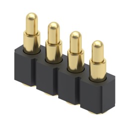 1 pcs : 812-22-004-30-001101 - CONN SPRING PISTON 4POS SMD