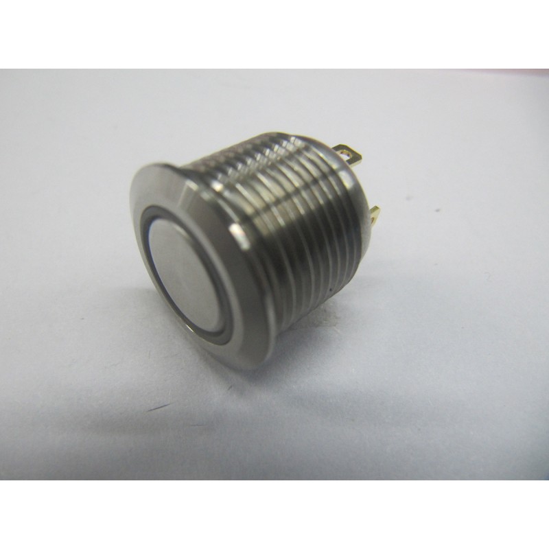 1 pcs - RS PRO Illuminated Push Button Switch, Momentary, Panel Mount, 16mm Cutout, SPST, Red LED, 36V dc, IP67