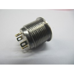 1 pcs - RS PRO Illuminated Push Button Switch, Momentary, Panel Mount, 16mm Cutout, SPST, Red LED, 36V dc, IP67