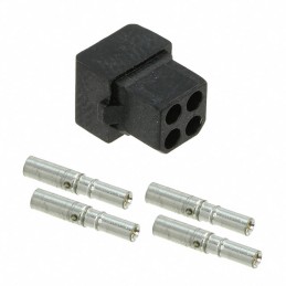 1 pcs : M80-8880401 - CONN RCPT 4P CRIMP 24-28AWG GOLD