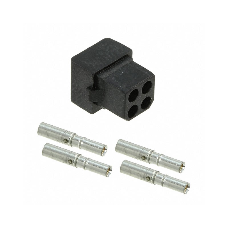 1 pcs : M80-8880401 - CONN RCPT 4P CRIMP 24-28AWG GOLD
