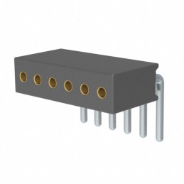 1 pcs : 851-47-006-20-001000 - CONN RCPT 6POS 0.05 GOLD PCB R/A