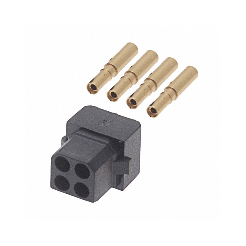 1 pcs : M80-8880405 - CONN RCPT 4P CRIMP 24-28AWG GOLD