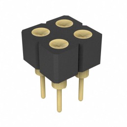 1 pcs : 419-10-204-00-006000 - CONN SPRING TARGET 4POS PCB