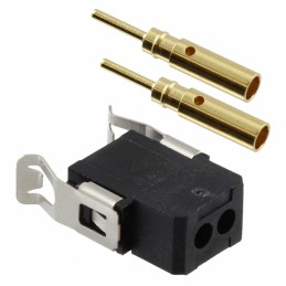 1 pcs : M80-8090205 - CONN PLUG 2POS CRIMP 22AWG GOLD