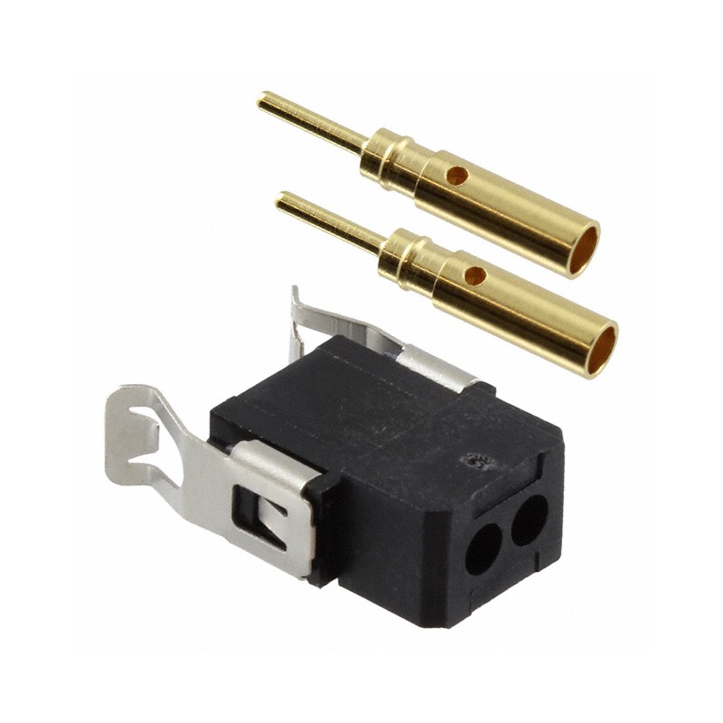 1 pcs : M80-8090205 - CONN PLUG 2POS CRIMP 22AWG GOLD