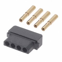 1 pcs : M80-8980405 - CONN RCPT 4P CRIMP 24-28AWG GOLD