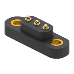 1 pcs : 858-22-003-80-011101 - CONN SPRING PISTON 3POS PCB