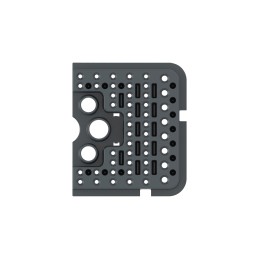 1 pcs : WB-51SBR - WEDGE LOCK, 102P, PLG, BLK, RT,