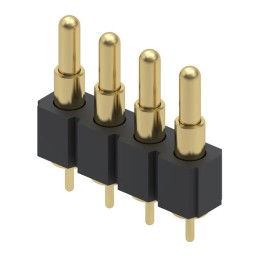 1 pcs : 816-22-004-10-003101 - CONN SPRING PISTON 4POS PCB