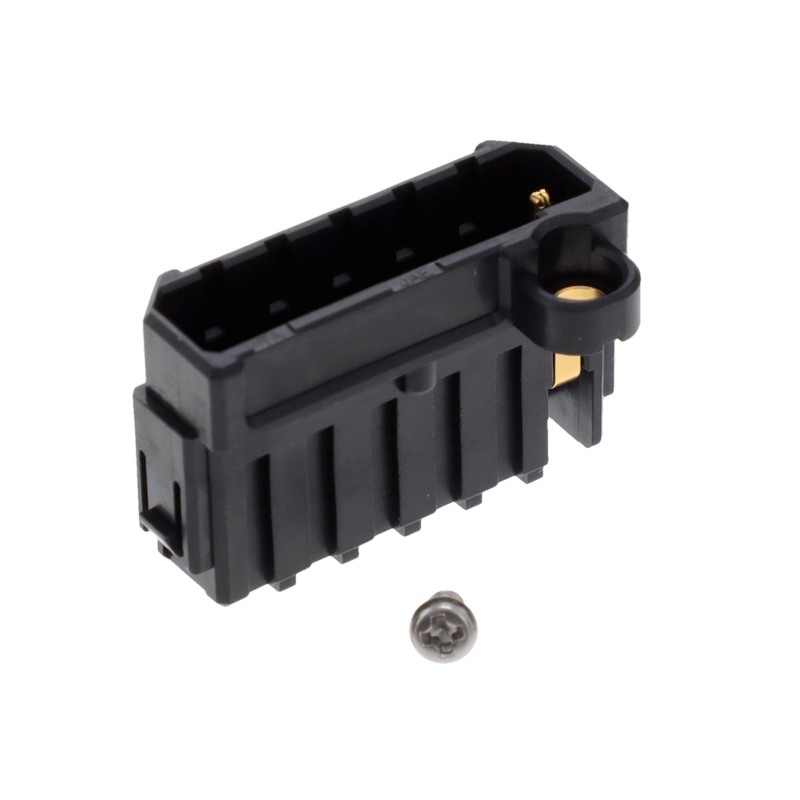 1 pcs : JN13CJ06PN1 - 6 POSITION MALE PANEL MOUNT RECE