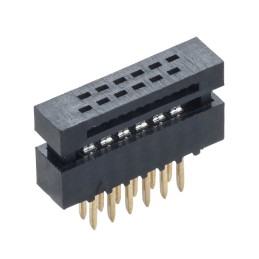 1 pcs : M50-3800642 - CONN DIP HDR IDC 12P 30AWG VERT