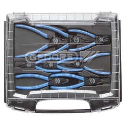 1 pcs - Gedore 8-Piece Circlip Plier Set, 250 mm Overall