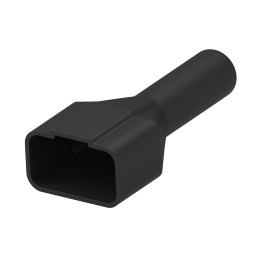 1 pcs : DT12P-BT-BK - BOOT, 12P, REC, ST, BLK