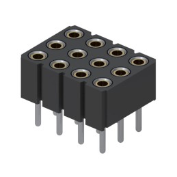 1 pcs : 805-43-012-10-012000 - CONN RCPT 12POS 0.1 GOLD PCB