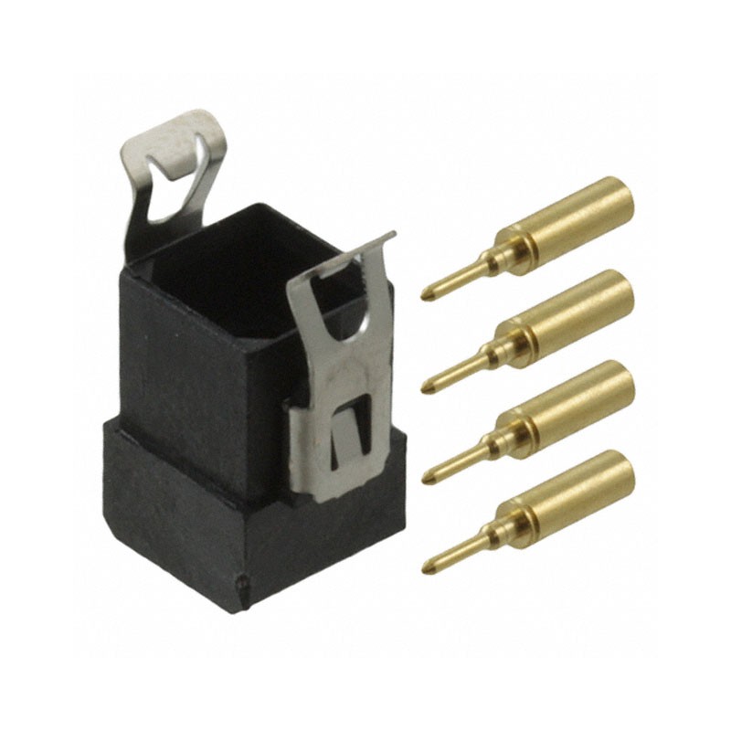 1 pcs : M80-8090405 - CONN PLUG 4POS CRIMP 22AWG GOLD