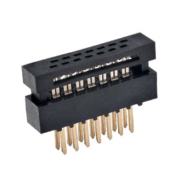 1 pcs : M50-3800742 - CONN DIP HDR IDC 14P 30AWG VERT