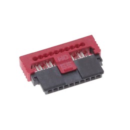 1 pcs : 234465-E - 10-PIN, FEMALE,IDC2426POSITIVER/