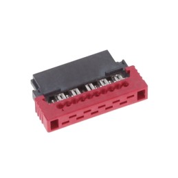 1 pcs : 234465-E - 10-PIN, FEMALE,IDC2426POSITIVER/
