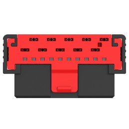 1 pcs : 234472-E - 10-PIN, FEMALE,IDC2426POSITIVEST