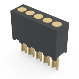 1 pcs : 856-10-005-10-003000 - .050' PITCH SINGLE ROW SOLDERCUP