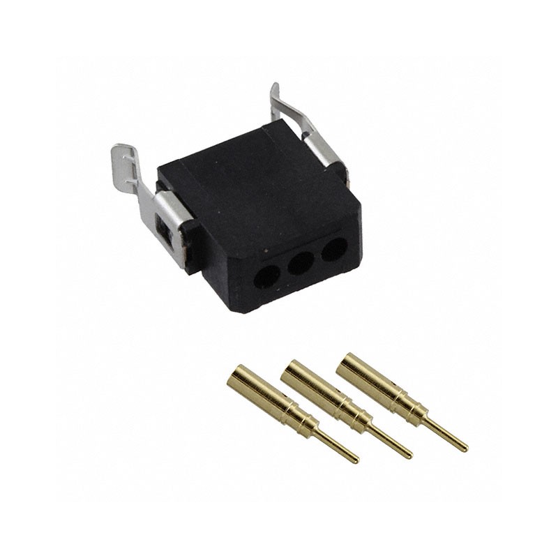 1 pcs : M80-8080305 - CONN PLUG 3P CRIMP 24-28AWG GOLD
