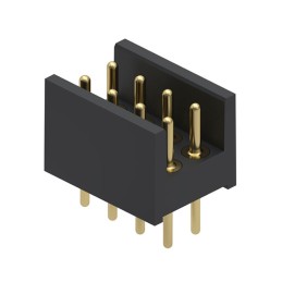 1 pcs : 802-10-008-10-052000 - CONN HEADER VERT 8POS 2.54MM