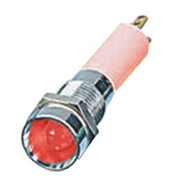 1 pcs - CML Innovative Technologies Red Panel Mount Indicator, 12V, 8mm Mounting Hole Size