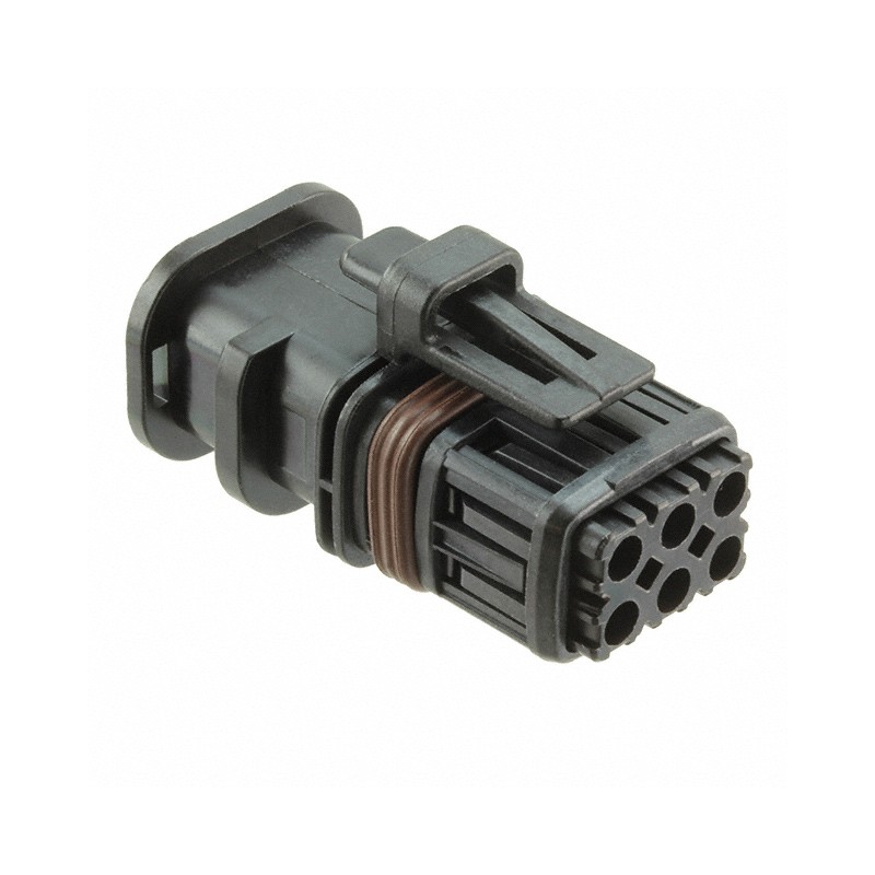 1 pcs : 10-707508-02A - CONN PLUG HSG 6POS