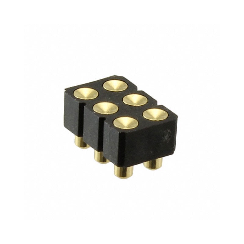1 pcs : 419-10-206-30-007000 - CONN SPRING TARGET 6POS SMD