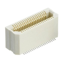 1 pcs : M58-2500442R - CONN FMALE 0.5MM SMD VERT 40POS