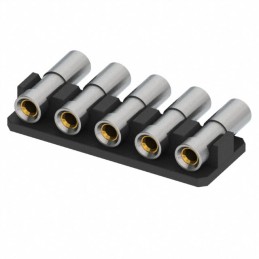 1 pcs : 835-43-005-40-030001 - CONN RCPT 5POS 0.1 GOLD SMD R/A