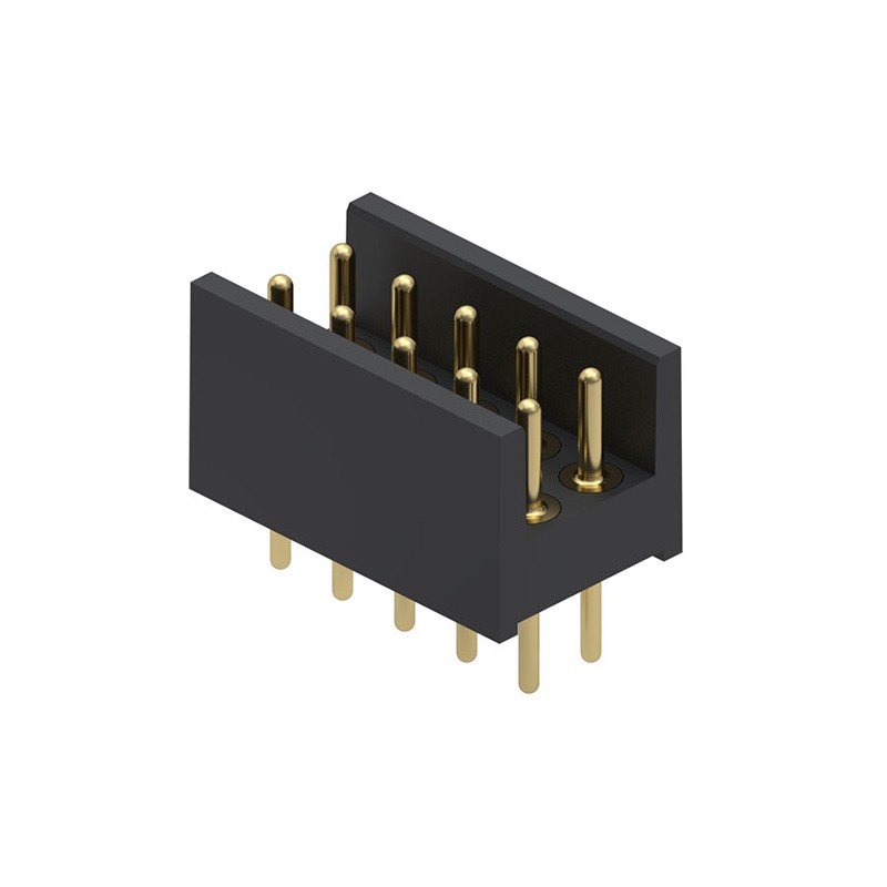 1 pcs : 802-10-010-10-052000 - CONN HEADER VERT 10POS 2.54MM