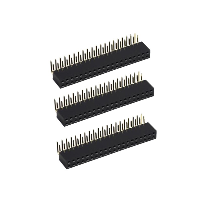 1 pcs : 920-0201-01 - CONN HDR 40POS PCB R/A 3PC