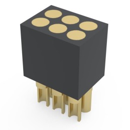 1 pcs : 857-10-006-10-003000 - .050' PITCH DOUBLE ROW SOLDERCUP