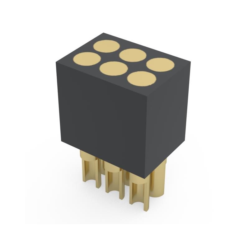 1 pcs : 857-10-006-10-003000 - .050' PITCH DOUBLE ROW SOLDERCUP